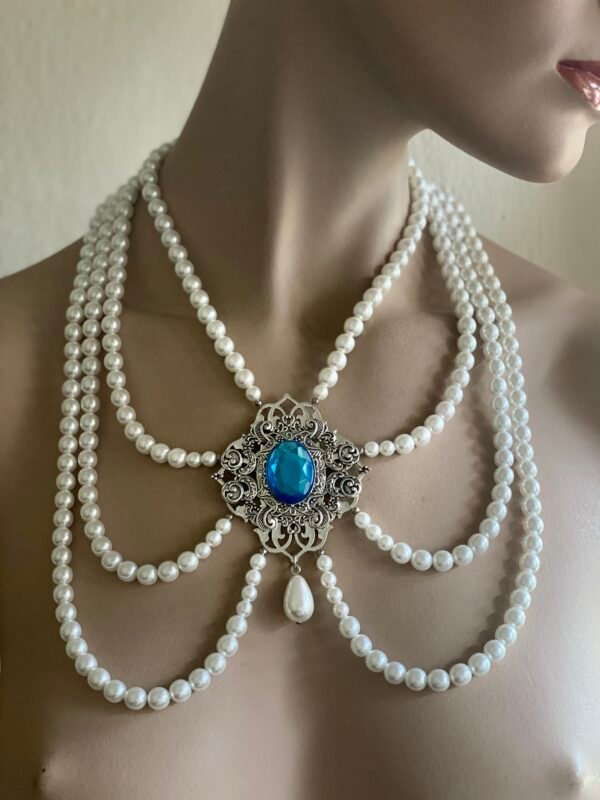 Butterfly necklace special occasion statement necklace